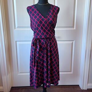 41 Hawthorn Geometric Print Midi Dress